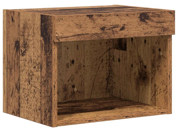 TV Fali Szekrények 4 pcs Öreg fa 30,5 x 30 x 60 cm Faanyag