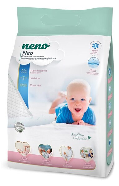 Neno pelenkázó alátét Neo 10 db 60x90 cm
