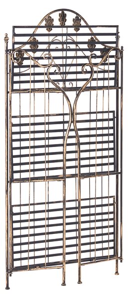 Polcrendszer VISANO Fém 123 cm 59 cm Fekete