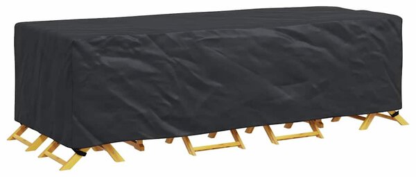 Bútor takaró Egyszínű Fekete 270 x 110 x 70 cm 210D