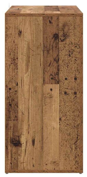 Oldalszekrények Corona 2 pcs Öreg fa 59 x 39 x 80 cm Faanyag