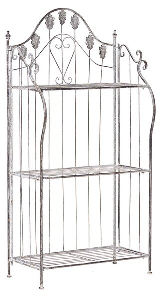 Polcrendszer VISANO Fém 123 cm 59 cm Szürke
