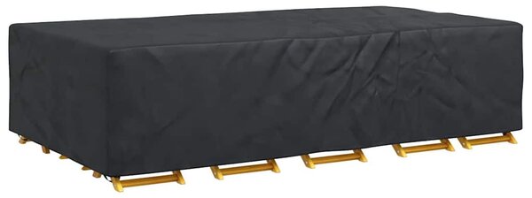 Bútor takaró Egyszínű Fekete 315 x 180 x 74 cm 210D