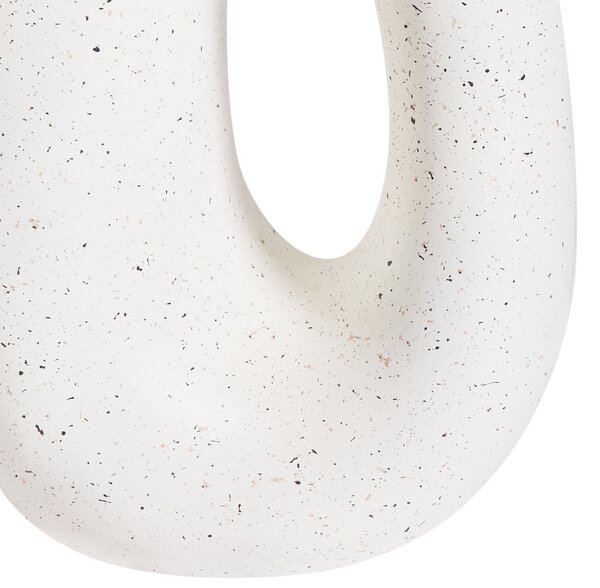 Kisasztal IDRO 42 cm 28 cm Terrazzo hatású Fehér terrazzo
