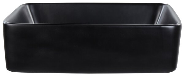 Pultra helyezhető mosdókagyló TRAVESIA Fekete 49 x 38 cm Kerámia