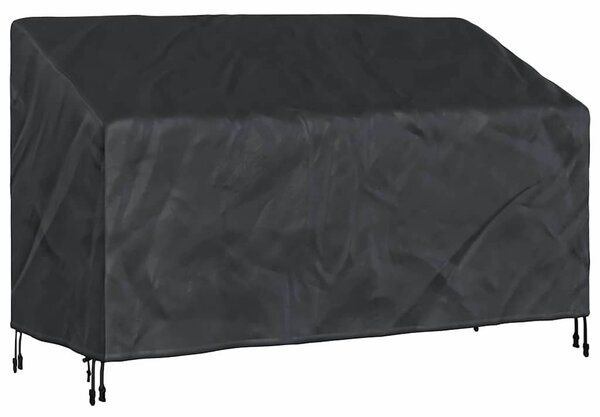 Kerti Pad Borító Fekete 165 x 70 x 65 / 94 cm 210D szövet