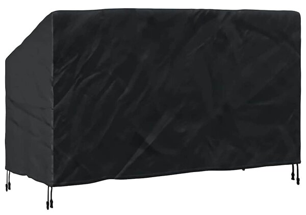 Kerti Pad Borító Fekete 165 x 70 x 65 / 94 cm 210D szövet