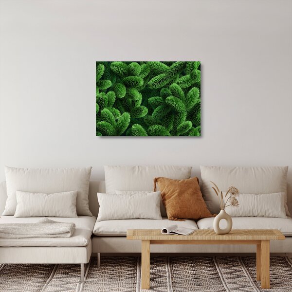 Kép - Tűlevelű gallyak (üvegen) (70x50 cm)