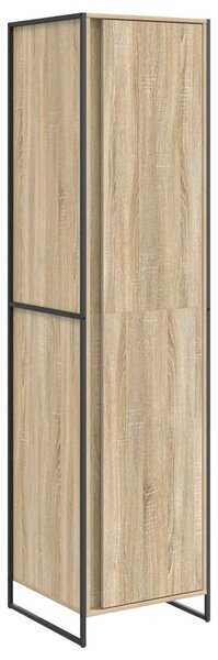 Szekrény tárolóval 2 pcs Sonoma 50 x 50 x 200 cm Faanyag