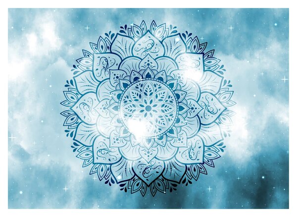 Kép - mennyei mandala (üvegen) (70x50 cm)