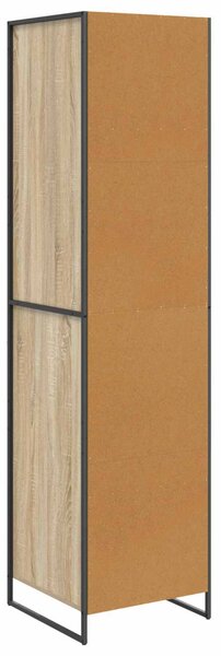Szekrény tárolóval 2 pcs Sonoma 50 x 50 x 200 cm Faanyag