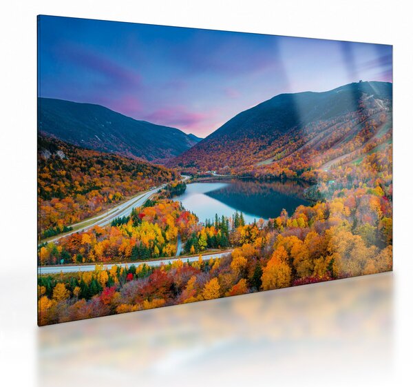 Kép - White Mountain, New Hampshire, USA (üvegen) (70x50 cm)