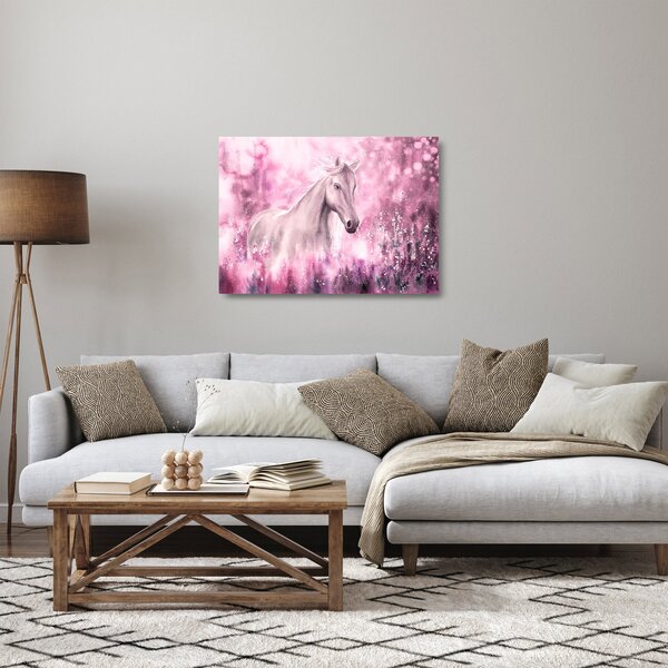 Kép - Festett ló (üvegen) (70x50 cm)