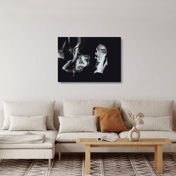 Kép - Tükörbe nézve (üvegen) (70x50 cm)