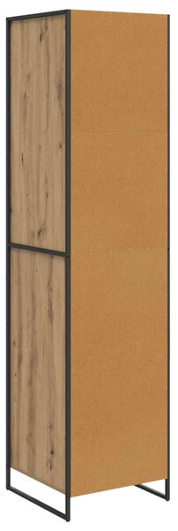 Szekrény tárolóval 2 pcs Művészi tölgy 50 x 50 x 200 cm Faanyag
