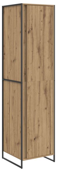 Szekrény tárolóval 2 pcs Művészi tölgy 50 x 50 x 200 cm Faanyag