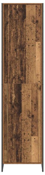 Szekrény tárolóval 2 pcs Öreg fa 50 x 50 x 200 cm Faanyag