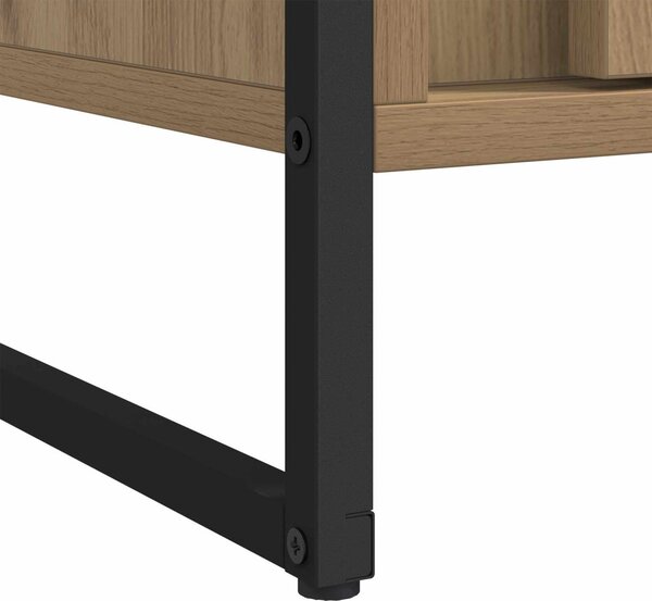 Szekrény tárolóval 2 pcs Művészi tölgy 50 x 50 x 200 cm Faanyag