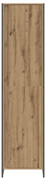 Szekrény tárolóval 2 pcs Művészi tölgy 50 x 50 x 200 cm Faanyag