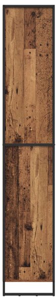 Magas szekrények 2 pcs Öreg fa 60 x 36 x 300 cm Faanyag
