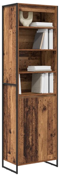 Magas szekrények 2 pcs Öreg fa 60 x 36 x 300 cm Faanyag