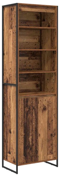 Magas szekrények 2 pcs Öreg fa 60 x 36 x 300 cm Faanyag