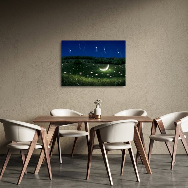 Kép - zuhanó égbolt (üvegen) (70x50 cm)