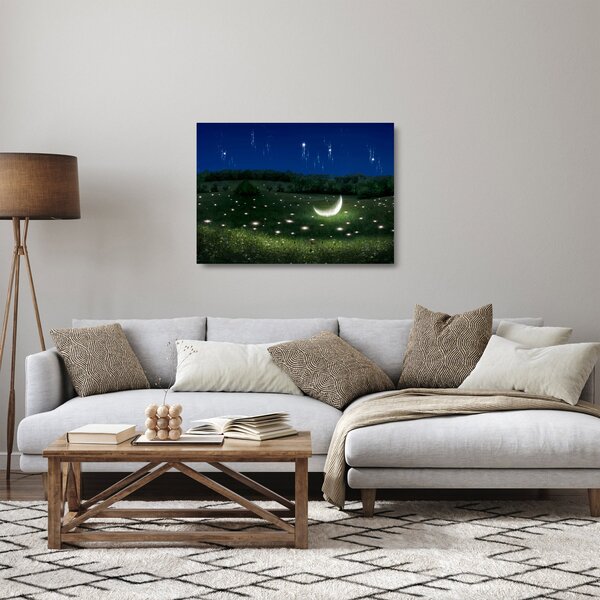 Kép - zuhanó égbolt (üvegen) (70x50 cm)