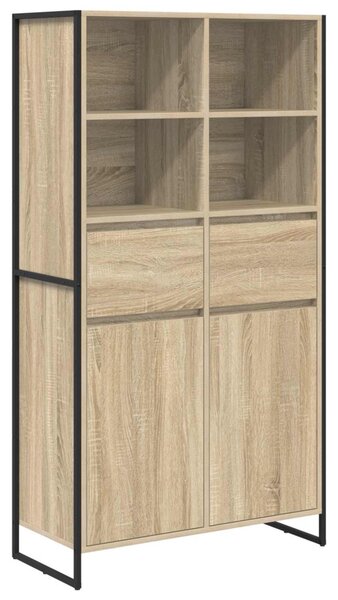 Széf fiókkal 2 pcs Sonoma 81 x 36 x 150.5 cm Faanyag