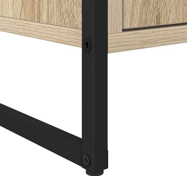 Széf fiókkal 2 pcs Sonoma 81 x 36 x 150.5 cm Faanyag