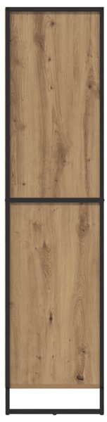 Széf fiókkal 2 pcs Művészi tölgy 81 x 36 x 150.5 cm Faanyag