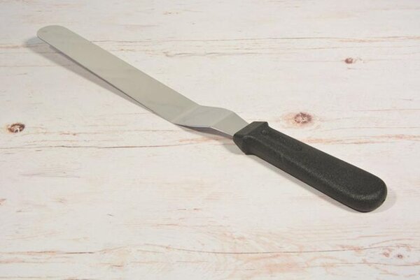 Cukrász spatula kenőkés hajlított 37/25 cm