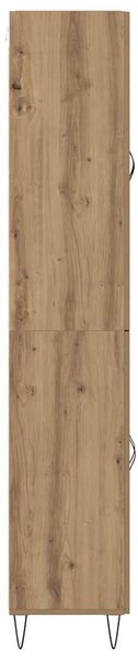 Magasfiú 2 pcs Artisan tölgy RÉtegelt fa és üveg