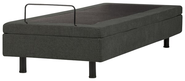 Állítható ágy fejtámla nélkül CASTELLAN 80 x 200 cm Sötétszürke