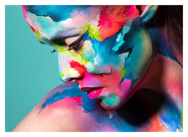 Kép - Body art (üvegen) (70x50 cm)