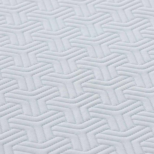 Matrac Fehér és Szürke 90 x 200 cm Jacquard szövet