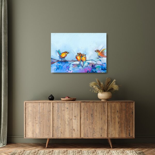 Kép - A természet ébredése (üvegen) (70x50 cm)