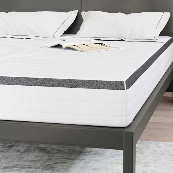 Matrac 2 pcs Fehér és Szürke 70 x 200 cm Bonell Rugó