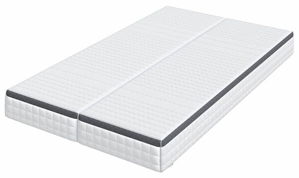 Matrac 2 pcs Fehér és Szürke 60 x 200 cm Bonell Rugó