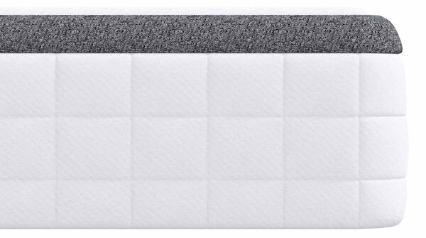 Matrac 2 pcs Fehér és Szürke 60 x 200 cm Bonell Rugó