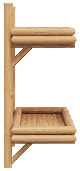 Falifiók polcokkal tárolóval Barna 45 x 26 x 60 cm bambusz
