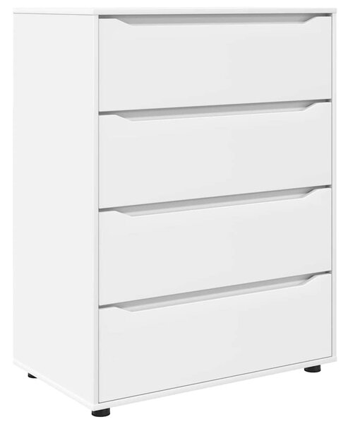 Tároló szekrények 2 pcs Fehér 80 x 48 x 105 cm Faanyag