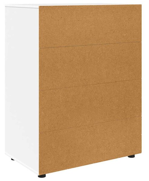 Tároló szekrények 2 pcs Fehér 80 x 48 x 105 cm Faanyag