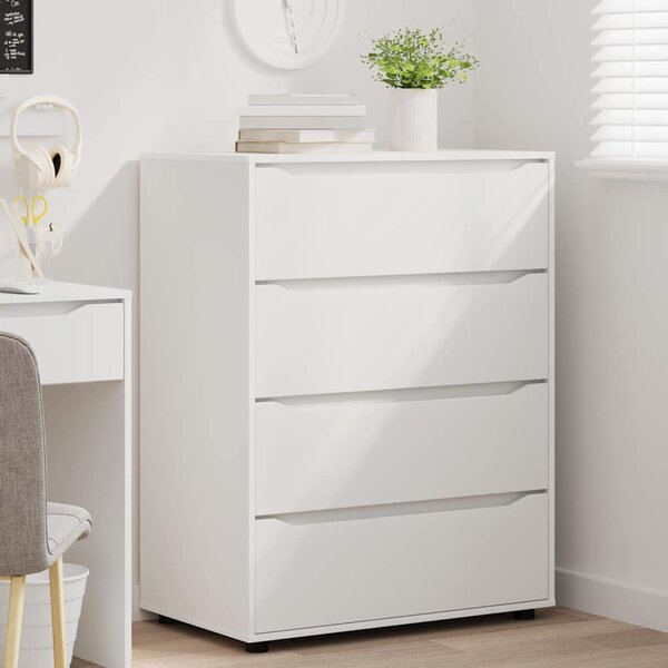 Tároló szekrények 2 pcs Fehér 80 x 48 x 105 cm Faanyag