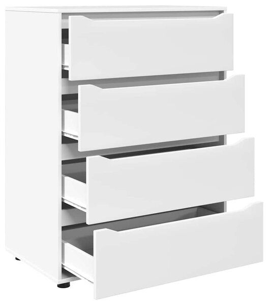 Tároló szekrények 2 pcs Fehér 80 x 48 x 105 cm Faanyag