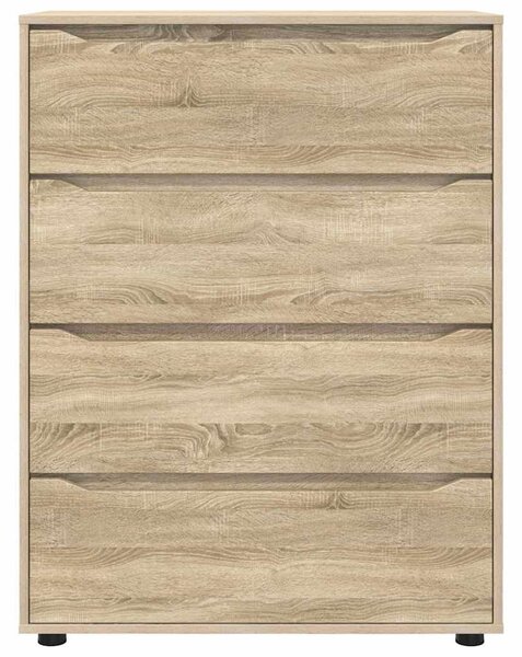 Tároló szekrények 2 pcs Sonoma tölgy 80 x 48 x 105 cm Faanyag