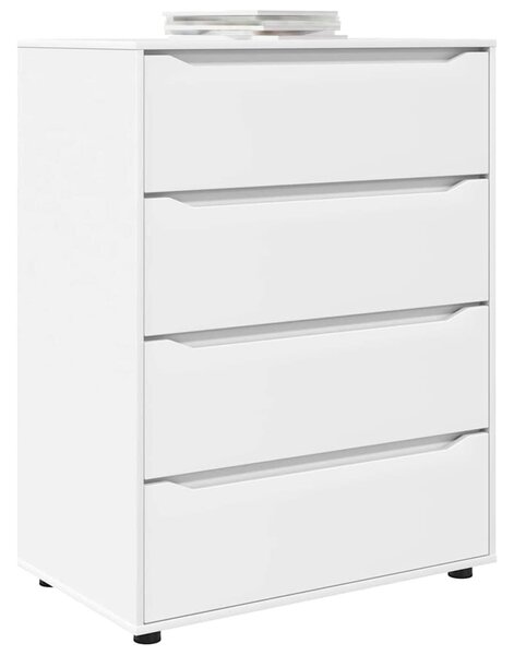 Tároló szekrények 2 pcs Fehér 80 x 48 x 105 cm Faanyag