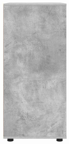 Tároló szekrények 2 pcs Beton Szürke 80 x 48 x 105 cm Faanyag