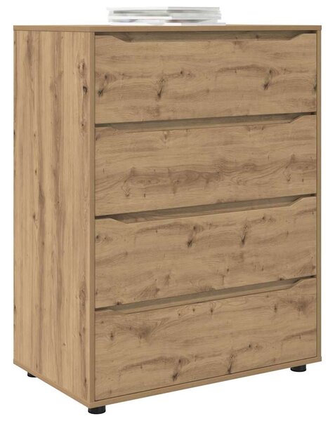 Tároló szekrények 2 pcs Artisan tölgy 80 x 48 x 105 cm Faanyag