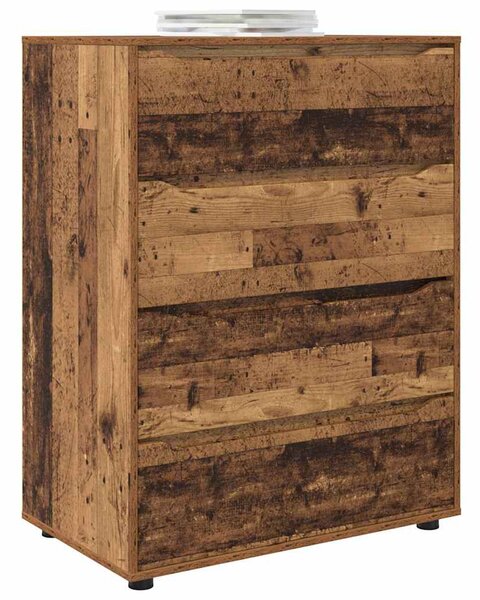 Tároló szekrények 2 pcs Öreg fa 80 x 48 x 105 cm Faanyag